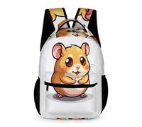 WECECE Sac À Dos Fille Guinea Cochon Cartable Petit Animal Mignon Garçons Primaire, Sac D'école Enfants Idéal Pour Les Élèves De 5 À 9 Ans Va À L'école Voyage En Plein Air