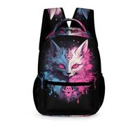 WECECE Sac À Dos Fille Loup Cartable Animal Loup Garçons Primaire, Sac D'école Enfants Idéal Pour Les Élèves De 5 À 9 Ans Va À L'école Voyage En Plein Air