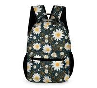 WECECE Sac À Dos Fille Marguerite Cartable Fleur Garçons Primaire, Sac D'école Enfants Idéal Pour Les Élèves De 5 À 9 Ans Va À L'école Voyage En Plein Air