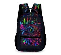 WECECE Sac À Dos Fille Paon Cartable Animal Imprimé Garçons Primaire, Sac D'école Enfants Idéal Pour Les Élèves De 5 À 9 Ans Va À L'école Voyage En Plein Air