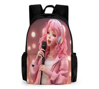 WECECE Sac À Dos Fille Personnalisée Pour Filles, Enfants Sac D'école Primaire Étudiants Cartables Scolaires Sacs Léger Voyage Élèves Cadeaux De Rentrée Ccolaire 5-12 Ans