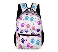 WECECE Sac À Dos Fille Pet，Print，Blue Cartable Garçons Primaire, Sac D'école Enfants Idéal Pour Les Élèves De 5 À 9 Ans Va À L'école Voyage En Plein Air