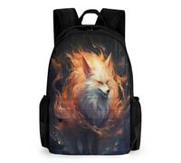 WECECE Sac À Dos Fille Renard, Enfants Sac D'école Primaire Étudiants Cartables Thème 3D Scolaires Sacs Léger Voyage Élèves Cadeaux De Rentrée Ccolaire 5-12 Ans