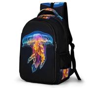 WECECE Sac À Dos Fille Scolaire, 2026 Cartable Jellyfish Adolescent Collège, Sac Marine Life Pattern Ecole Primaire Garçon, Grande Capacité Pour Voyages
