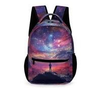 WECECE Sac À Dos Garçon CP Ciel étoilé, CArtable Scolaire Garcons Fille, Sac A Dos Enfant Élèves Du Voyage Casual Daypacks, Coloré Cadeau Backpack