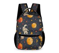 WECECE Sac À Dos Garçon CP Planètes Astronautee, Cartable Scolaire Garcons Fille, Sac A Dos Enfant Élèves Du Voyage Casual Daypacks, Écureuil Cadeau Backpack