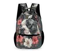 WECECE Sac À Dos Garçon CP TaureauChien, Cartable Scolaire Garcons Fille, Sac A Dos Enfant Élèves Du Voyage Casual Daypacks, Animal Chiot Cadeau Backpack