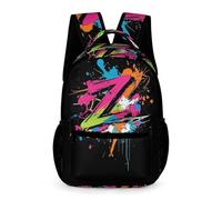 WECECE Sac à Dos Graffiti Grande Section Primaire 6-10 Ans Cartable Coloré CE2 Filles Enfants Garçons School Bag Durable Usage Quotidien Livres Petits Objets Cadeau d'Anniversaire École