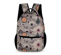 WECECE Sac à Dos Graffiti Œil Art Garçon Fille 11 Ans Cartable Abstrait 6e pour Enfants Sac d'École Léger 43x32x15 cm Collège Cadeau de Rentrée Livres Cahiers