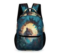 WECECE Sac A Dos Guépard Enfant Fille Primaire Cartable Animal Léopard Garçon Imperméable Sac D'ecole Garcon Pour Loisirs Voyage Scolaire
