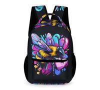 WECECE Sac À Dos Mignon Abeille Pour Tout-petits Filles Garçons, Cartable Coeur d'amour Enfant, Rucksacks Enfants Cadeaux Pour La Saison Scol