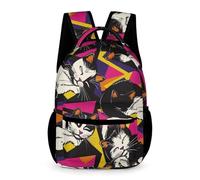 WECECE Sac À Dos Mignon Chaton Pour Tout-petits Filles Garçons, Cartable Chat Enfant, Rucksacks Enfants Cadeaux Pour La Saison Scol