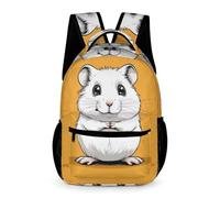 WECECE Sac À Dos Mignon Cochon d'Inde Fille Sac A Dos Enfants Garçons Sacs Ecole Filles Garçon Primaire Cartable Animal Scolaire Poids Léger Avec Poche À Bouteille Poche Avant
