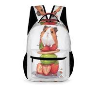 WECECE Sac À Dos Mignon Cochon d'Inde Garçon CM2/CM1/CP, Cartable Animal Enfant 6-11 Ans Mignon Léger Sac A Dos Pour A4 Dossiers Primaire Préscolaire 5ème