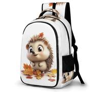 WECECE Sac à Dos Mignon Hérisson Garçons 10 Ans Cartable Scolaire Petit Animal Enfants CP Sac d'École pour Élèves Grand Imperméable Cadeau d'Anniversaire École Daypack