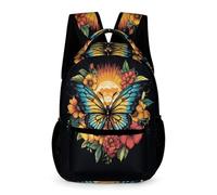 WECECE Sac À Dos Mignon Papillon Pour Tout-petits Filles Garçons, Cartable Coloré Enfant, Rucksacks Enfants Cadeaux Pour La Saison Scol
