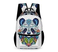 WECECE Sac À Dos Panda Garcon, Léger Cartable Animal Imprimé Filles Enfant CM1/4ème Primaire 10 Ans Mignon Sac À Dos Fille Garçon Pour A4 Dossier Voyage