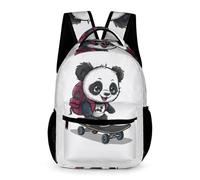 WECECE Sac À Dos Panda Pour Filles Cartable Animal Imprimé Primaire CM1/CE2 Sac Ecole Élégant Et Léger Pour 9 Ans, Sacs D'école