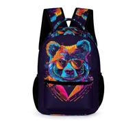 WECECE Sac À Dos Panda Sacs École Pour Enfants 7 Ans, Cartable Animal Imprimé Primaire Fille Et Garçon, Sac D'école Idéal Pour Voyage, Loisirs