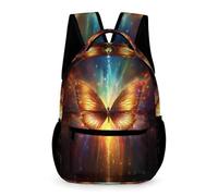 WECECE Sac À Dos Papillon Garçon CM2/CM1/CP, Cartable Enfant 6-11 Ans Mignon Léger Sac A Dos Pour A4 Dossiers Primaire Préscolaire 5ème