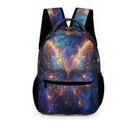 WECECE Sac À Dos Papillon Pour Filles, Enfants Sacs D'école Primaire Léger Cartable Coloré Scolaire Sac À Livres Décontracté De Voyage Pour 6-10 Ans