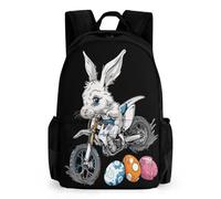 WECECE Sac À Dos Pour Enfants Cartable Lapin Garçons Primaire, Sac D'école 3D Lapin Pour Filles 9-16 Ans, Cartable Voyage Et Sacs Ecole Décontracté Pour Adolescent