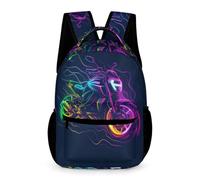 WECECE Sac À Dos Pour Enfants Cartable Moto Garçons Primaire, Sac D'école Moto Pour Filles 6-10 Ans, Cartable Voyage Et Sacs Ecole Décontracté