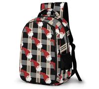 WECECE Sac À Dos Pour Filles, Cartable Father Christmas Garçon Primaire CE2 À CM2, Sac D'école Christmas Sacs Ecole Décontracté Pour Enfants Voyages