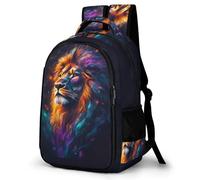 WECECE Sac À Dos Pour Filles, Cartable Lion Garçon Primaire CE2 À CM2, Sac D'école Animal Sacs Ecole Décontracté Pour Enfants Voyages