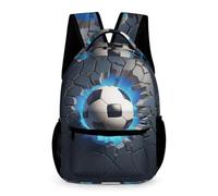 WECECE Sac À Dos Soccer Ball D'école De Mignonne Football Cartable Pour Le Sac De Voyage D'enfants Filles Garçons Bookbag