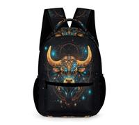 WECECE Sac À Dos Taureau Cartable Garçon 6 Ans Filles Sac Animal Vache Print D'école Scolaire Pour Ado Enfant Cartable Pour Loisir Sacs De Voyage