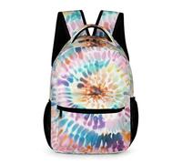 WECECE Sac À Dos Tie-dye, Swirl, Petals, Gorgeous Pour Filles Cartable Primaire CM1/CE2 Sac Ecole Élégant Et Léger Pour 9 Ans, Sacs D'école