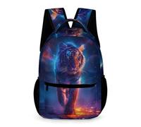 WECECE Sac À Dos Tigre Scolaire Cartable Animal Tigre Quatrième Fille Garcon Backpack Loisir Sacs De Voyage Sac À D'école Léger Rucksack Pour Enfant 6,7,8,9Ans