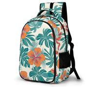 WECECE Sac Collège Fleurs Élèves Fille Garçon Cartable Botanique Thème 10-15 Ans Sac à Dos Léger Imperméable pour Cours Usage Quotidien, School Bag Rentrée Scolaire et Cadeau