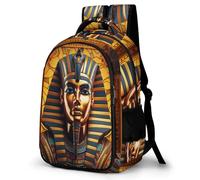 WECECE Sac Collège Pharaon de Égypte Primaire CE2 CM1 Fille Garçon Cartable Égyptien 7-11 Ans Sac à Dos Durable Grand Format pour École Usage Quotidien, School Bag Rentrée Scolaire