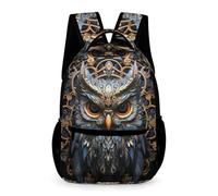 WECECE Sac D École Chouette Sacs Imperméable Sac À Dos Thème d'oiseau Cartable Fille Primaire Garcon CE1/CE2