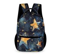 WECECE Sac d'École Étoiles Garçons 10-13 Ans Cartable Scolaire Five-Pointed Étoile CM2-4e Filles Sac à Dos Durable 43x32x15 cm Usage Quotidien Livres Cahiers