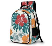 WECECE Sac d'École Imprimé Fleurs Primaire CE1 CE2 Garçons et Filles Cartable Botanique Thème 8-11 Ans Léger Grand Format pour Rentrée Cours Voyage et Randonnée Usage Quotidien