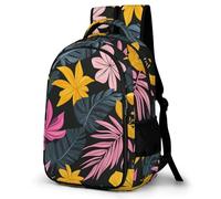 WECECE Sac Scolaire Garçon Fille Feuilles CE2 CM1 Cartable Thème Plante 9-13 Ans Sac à Dos Léger Grand Format pour Voyage Randonnée Loisirs, School Bag Cours Voyage et Loisirs