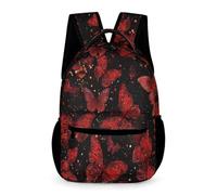 WECECE Sac Scolaire Papillons 3D Imprimé Élèves 6-8 Ans Sac à Dos Papillon CP-CE2 Enfants Cartable Solide 43x32x15 cm pour Loisirs Quotidien Livres Cahiers