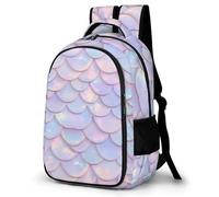 WECECE Sac Scolaire Thème Poisson Adolescents 10 Ans Cartable Scolaire Rose Élèves Collège Sac Collège pour Enfants Imperméable Grand Cadeau d'Anniversaire École