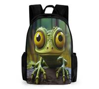 WECECE Sacs À Dos Grenouille Pour Enfants Schoolbag De Voyage Étudiant Cartable Livre Sac Mocheté Mode Sac À Dos Pour Adolescents Ou Primaire
