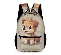 WECECE Sacs À Dos Pour Enfant Avec Animal Imprimé Sac Portés Dos Pour Fille Garçons Cartable Chiot Imprimé Adolescent CE1/CM1