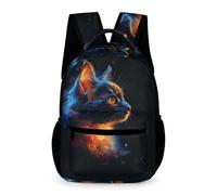 WECECE Sacs À Dos Pour Enfant Avec Chaton Sac Portés Dos Pour Fille Garçons Cartable Animal Chat Adolescent CE1/CM1