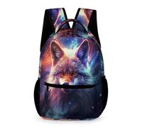 WECECE Sacs À Dos Pour Enfant Avec Loup Sac Portés Dos Pour Fille Garçons Cartable Animal Loup Adolescent CE1/CM1