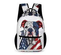 WECECE TaureauChien Cartable Garçon CM2 Primaire Sacs Maternelle Fille Sac A Dos Garcon Sac College Fille Cartable Animal Chiot Primaire