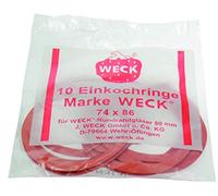 Weck 10074 - rondelles pour pots et bocaux - Lot de 10