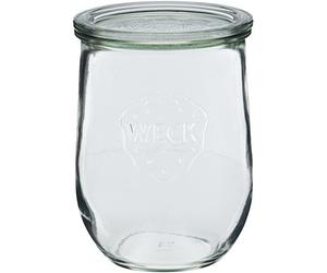 Weck 292094 Set de 4 Bocaux de Conservation Verre Transparent 14,7 x 6,2 x 10 cm