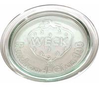 WECK 401-1162804906 Couvercle de rechange pour bocal à bord rond 100 mm, transparent
