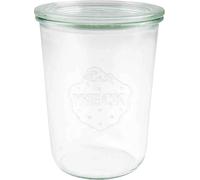 WECK 743 Verre en forme de chute, carton de 6 feuilles de 3/4 l sans anneaux et agrafes